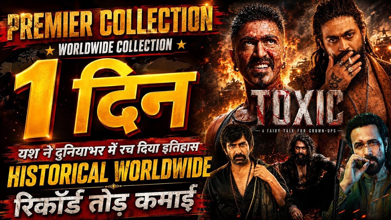 Toxic Premiere Day Collection, Yash, Toxic Advance Booking Collection, Toxic Day 1 Box Office Col...