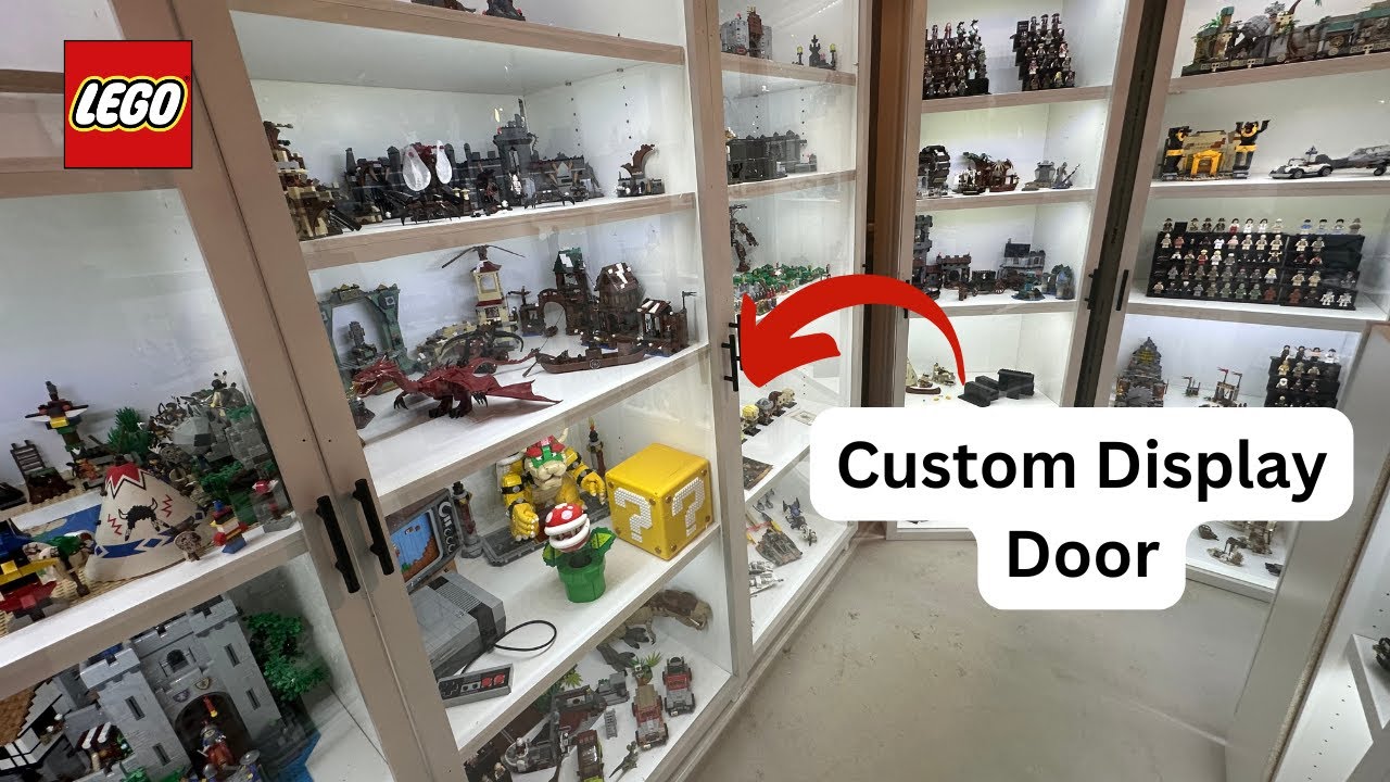 Дверцы шкафа-витрины для моей комнаты Lego — обновление витрины №5
