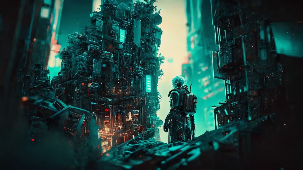 Immerse Yourself in the Dark Cyberpunk World of the Solarpunk Generator 2 | Ambient Music