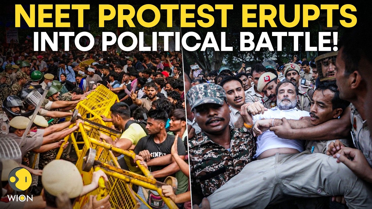 NEET Protests LIVE: Delhi Erupts! Pressure Mounts On Government As Opposition Backs CJP Protest