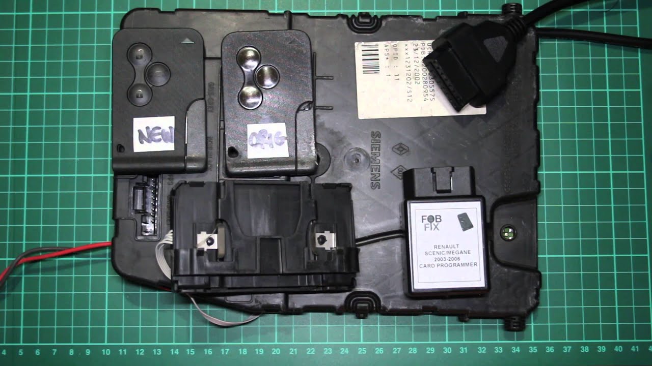 Megane Scenic 2003 - 2006 Keycard Programmer - Fobfix.com