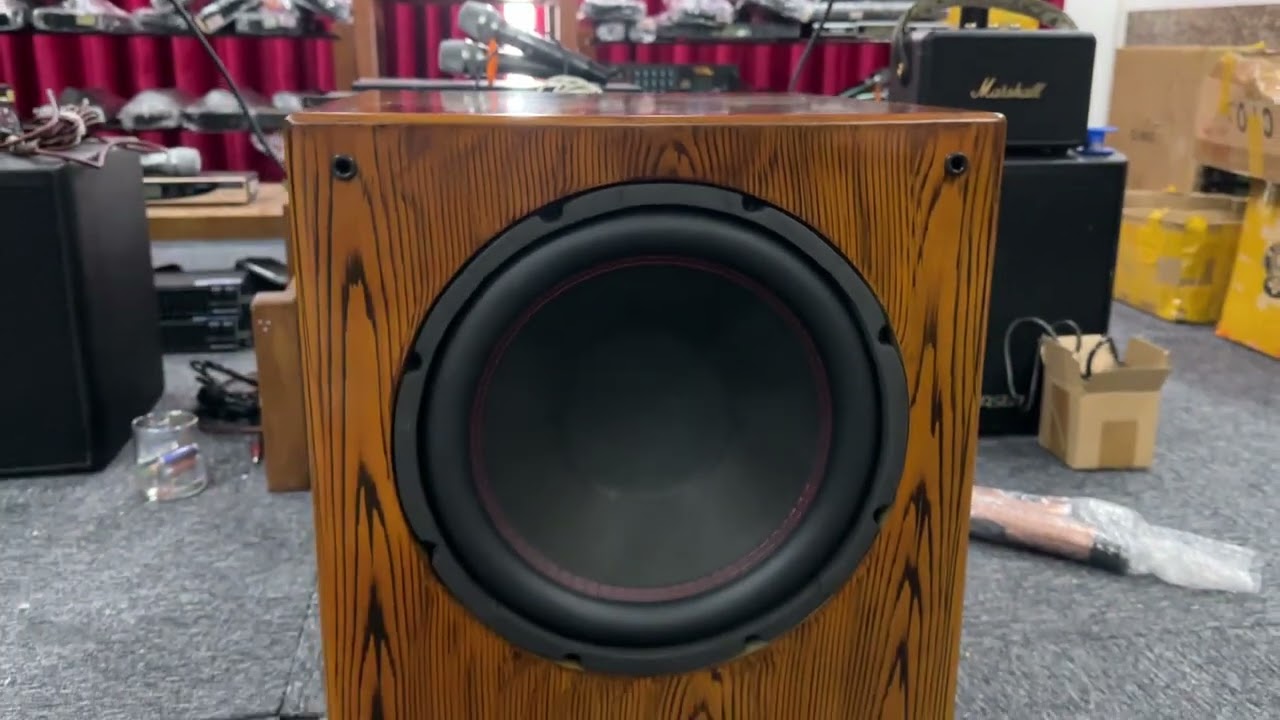 Sub điện giá rẻ bass 30 vân gỗ | Giao hàng toàn quốc | 0981.058.656 - 0812.99.3333