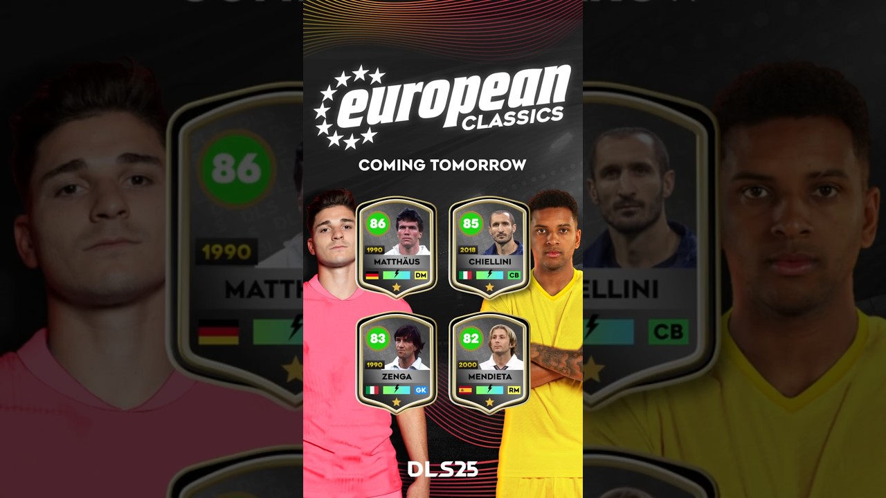 NEW CLASSIC PLAYERS IN DLS 25 #dls25 #classicplayer