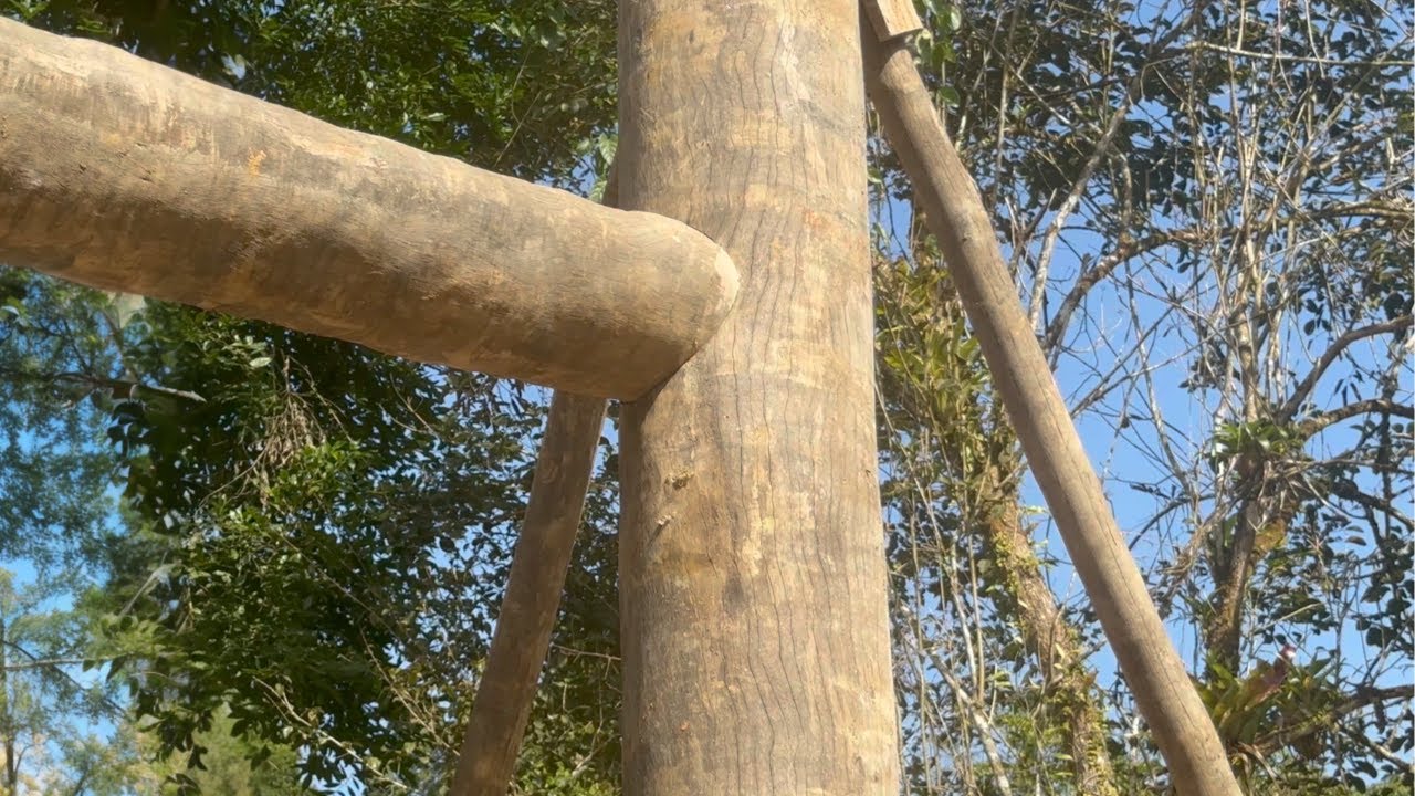 REVELANDO O TRUQUE: ENCAIXANDO A VIGA DE EUCALIPTO PARA UMA LAJE INCRÍVEL!