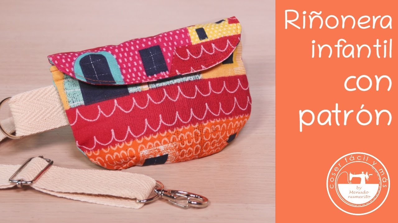 Riñonera fácil para niños con patrones gratis
