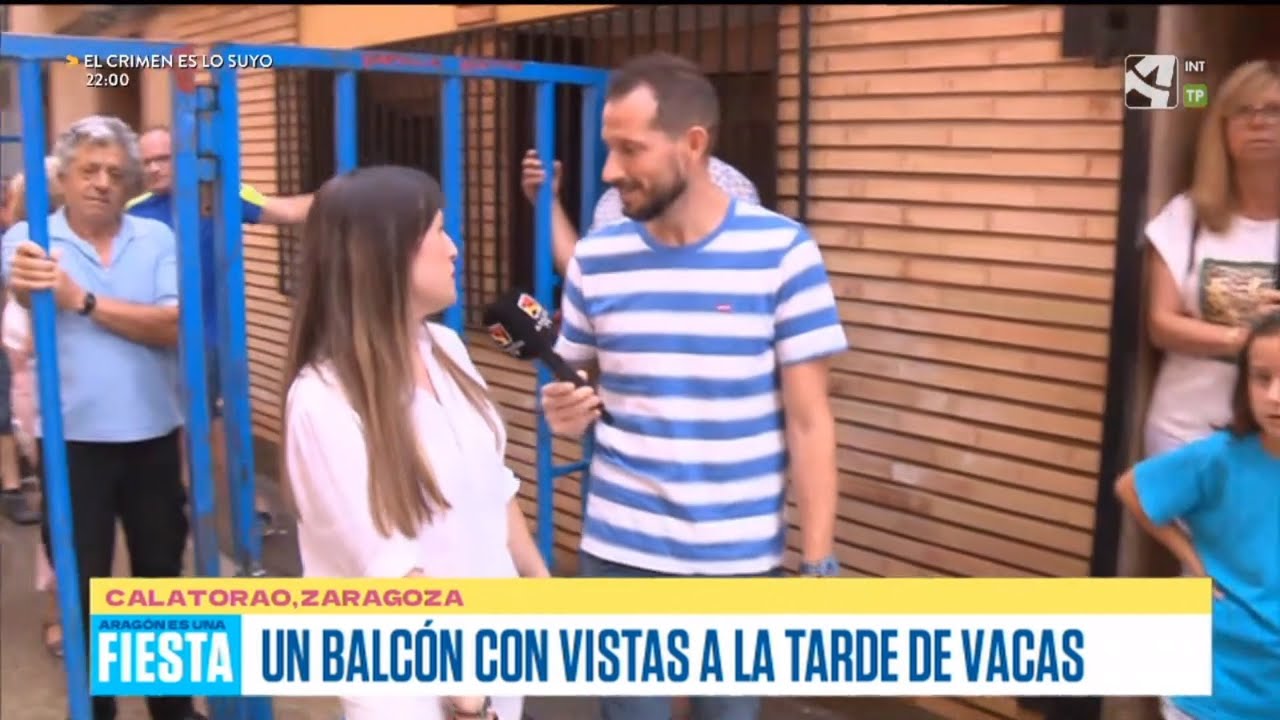 Un balcón con vistas a la tarde de vacas