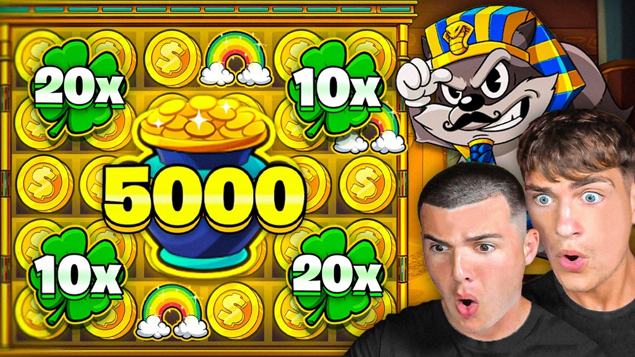 HUGE BONUS BUY SESSION ON LE PHAROAH! (GOLD CLOVERS)