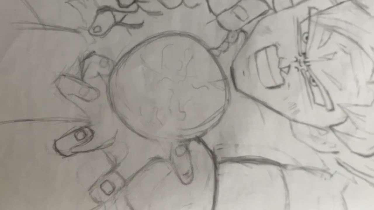 Goku drawing 