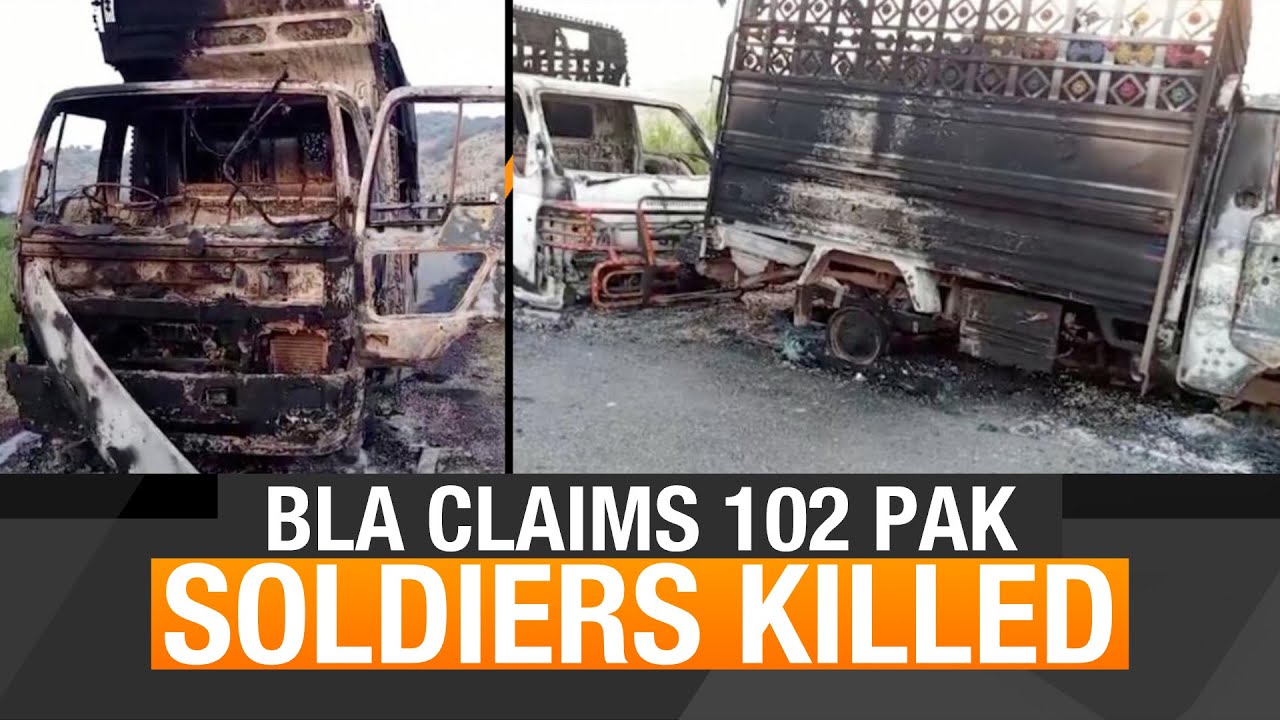 Militant attack in Balochistan: BLA claims responsibility it killed 102 Pakistani soldiers