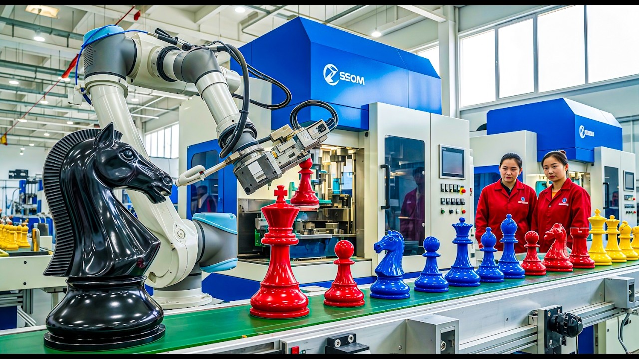 Inside the Chess Factory – (Full Process) How Luxury Sets Are Made