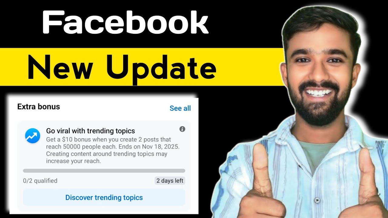 Go Viral With Trending Topics ! Extra bonus facebook