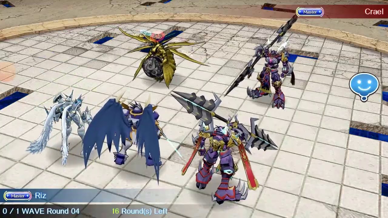 Digimon Linkz Colosseum | S4 Riz vs S5 Crael