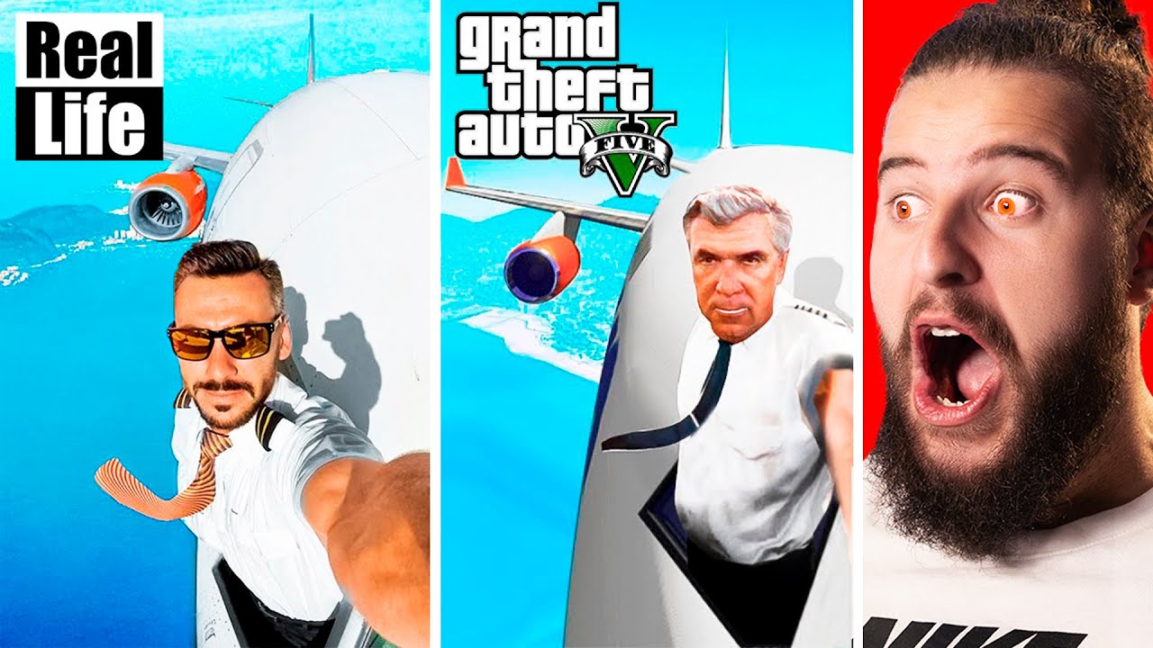 GTA 5 VS VIDA REAL!! #4 GRAND THEFT AUTO V EN LA VIDA REAL
