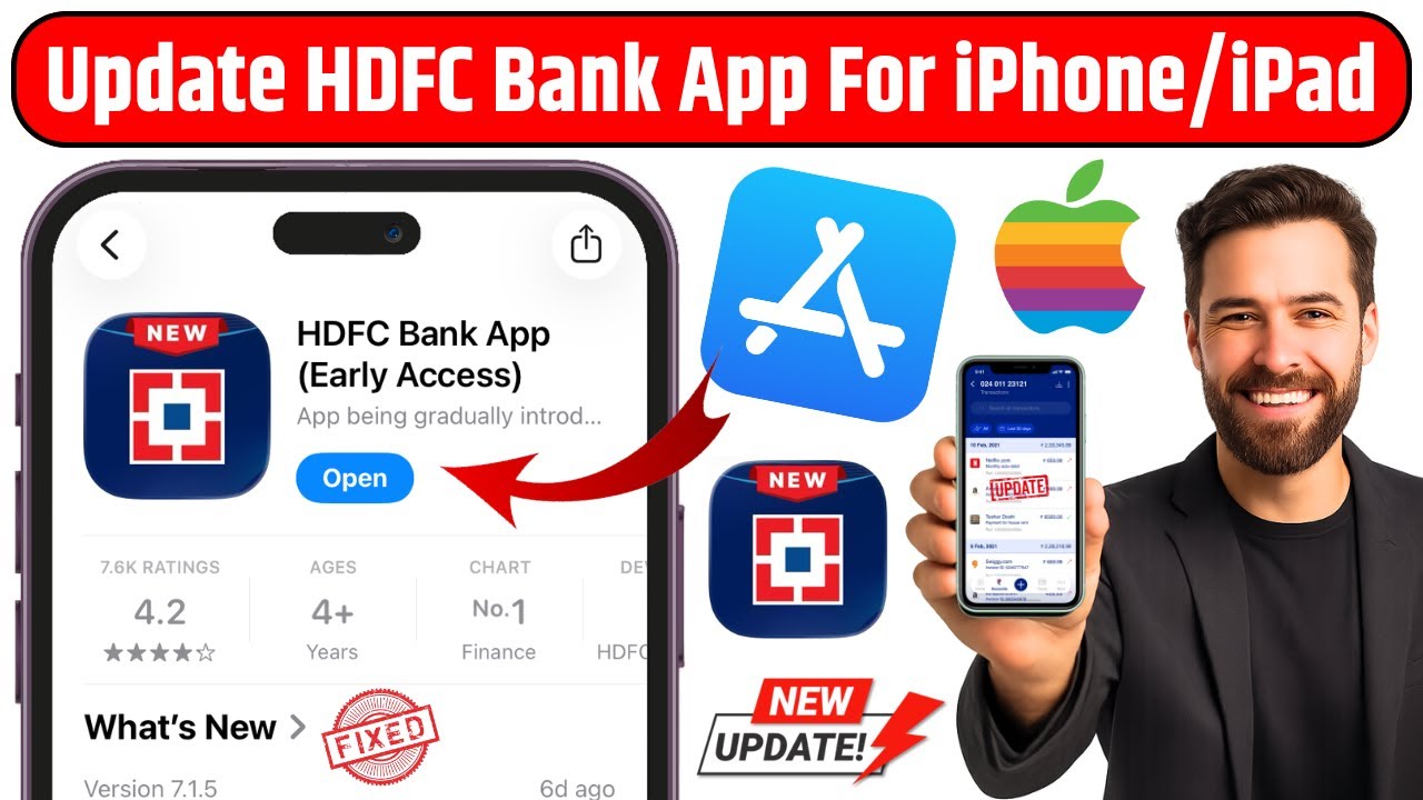 New Update HDFC Bank (Early Access) For iPhone/iPad | HDFC Bank Mobile Banking App New Update iPhone