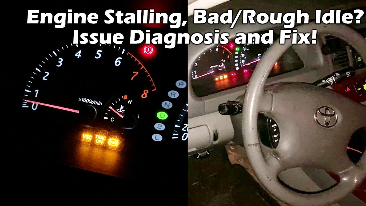 Toyota Low Idle, Stalling, Engine Shuts Off. Quick Fix