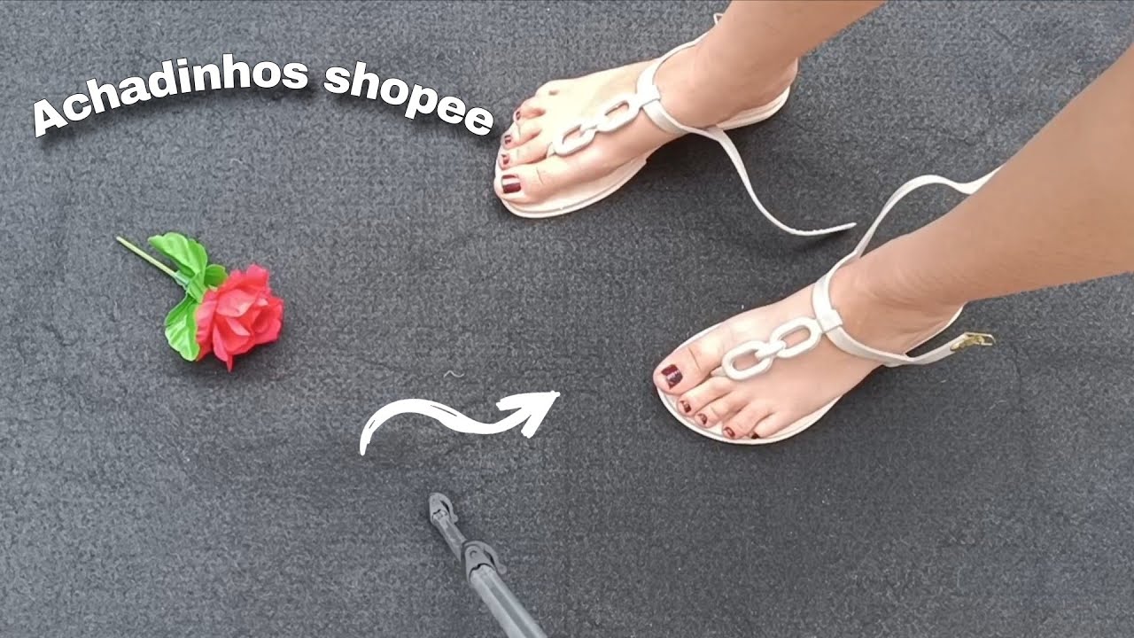 Achadinhos da SHOPEE✨pijama mulher maravilha e kit de sandálias super baratas 🪳