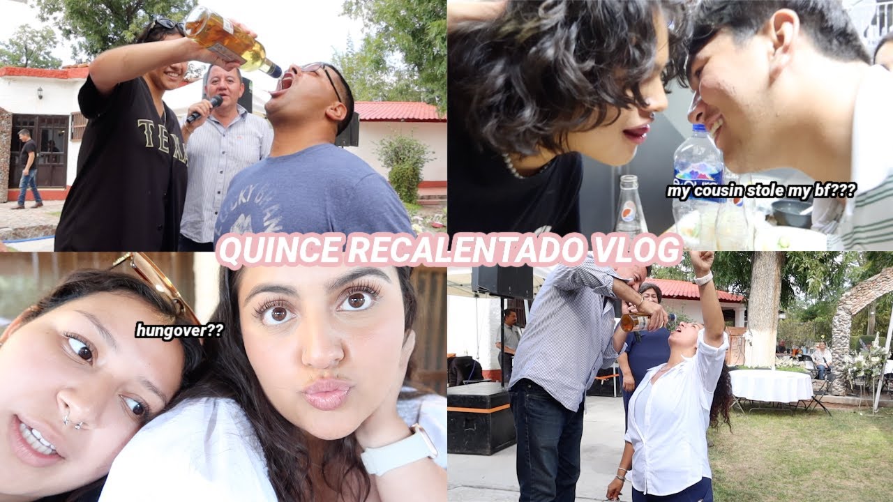 come with us to angie's QUINCE RECALENTADO *afterparty*