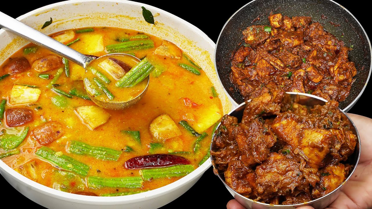 அட்டகாசமான இந்த காம்போ ஒரு முறை செஞ்சா அடிக்கடி செய்வீங்க | Sambar | Chicken Fry in Tamil