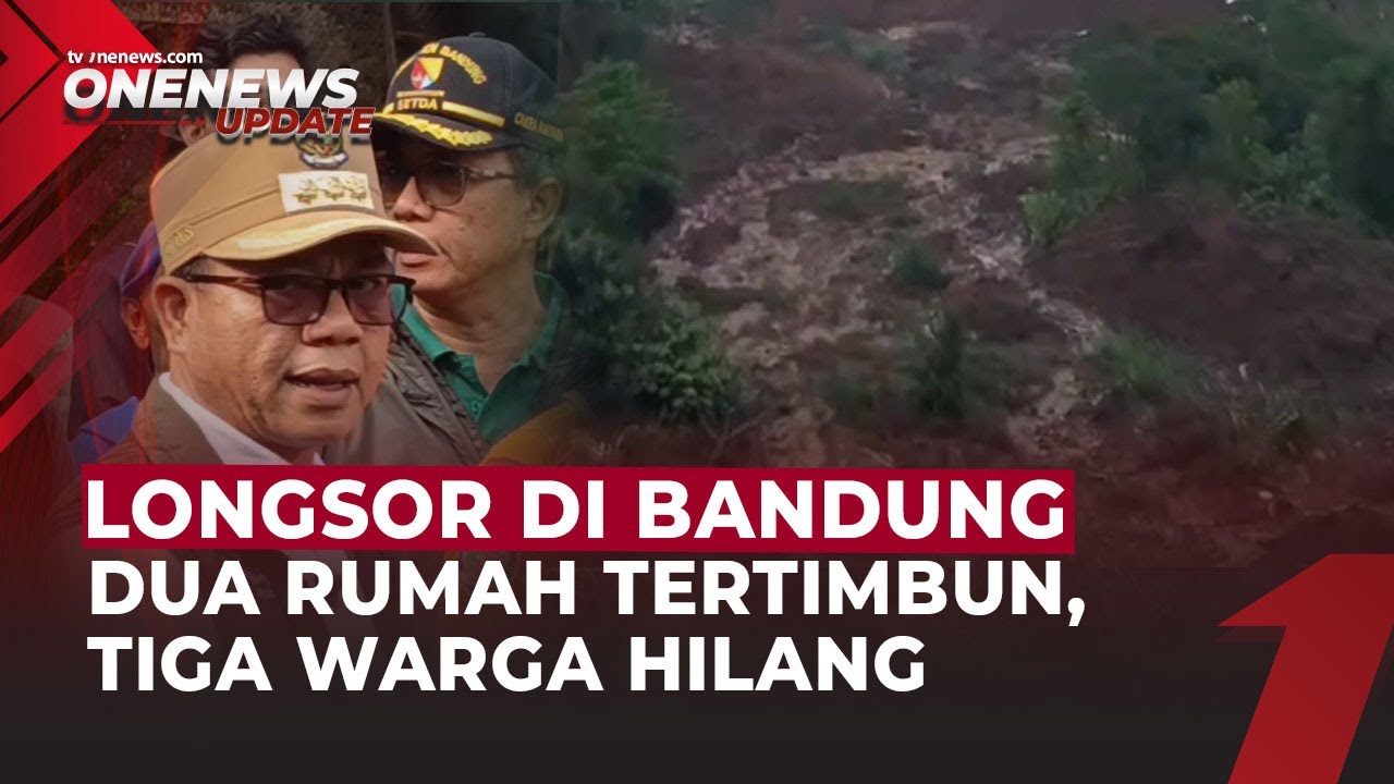 Longsor Arjasari Telan 3 Korban, 100 Personel Gabungan Melakukan Pencarian | OneNews Update