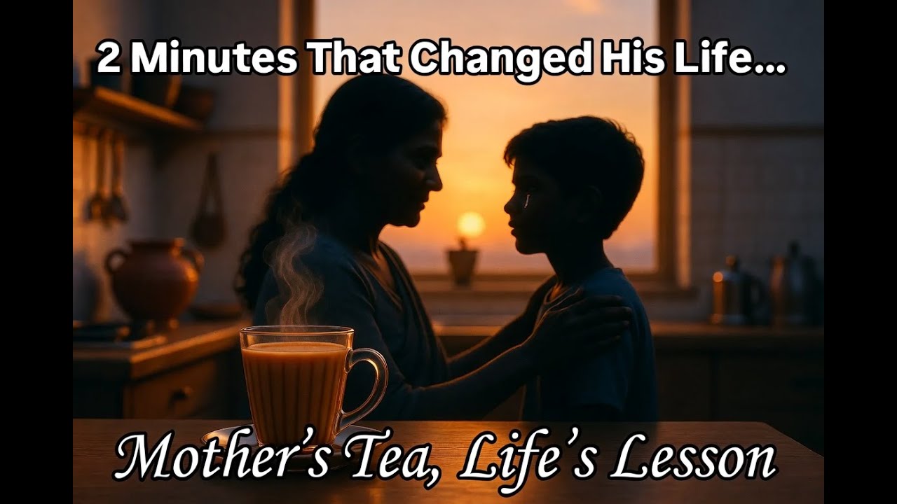 The Cup of Tea That Changed Everything! ☕Life’s biggest lessons are served in the smallest cups💛👩‍👦✨