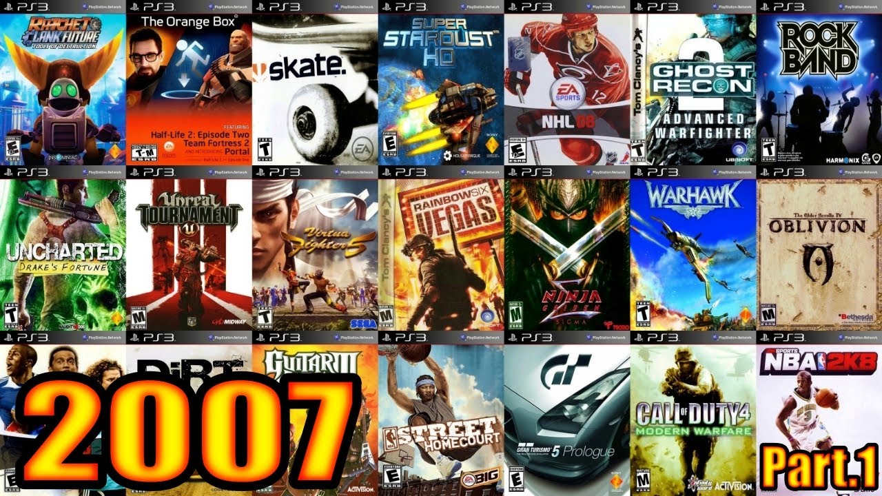 Top 40 Best PS3 Games Released In 2007 Part.1  [Must Watch!]