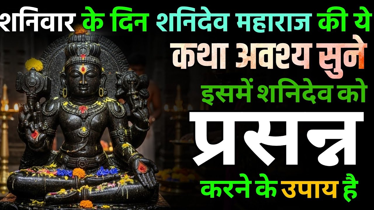 शनि देव को प्रसन्न करने वाली चमत्कारी कथा | संकट होंगे समाप्त | शनिदेव की अद्भुत कथा | शनिवार स्पेशल