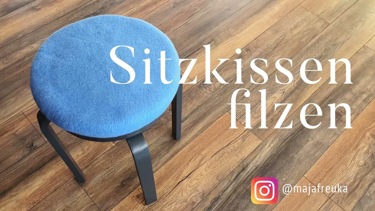 Sitzkissen filzen