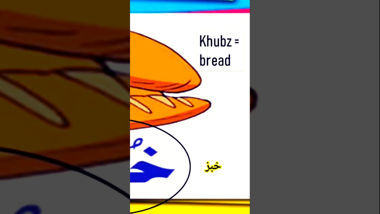 How to say khubz in Arabic language