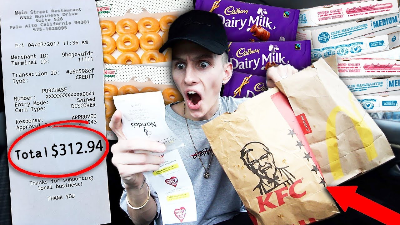 Letting The Person In Front Of Me Decide What I Eat! (Food Challenge)
