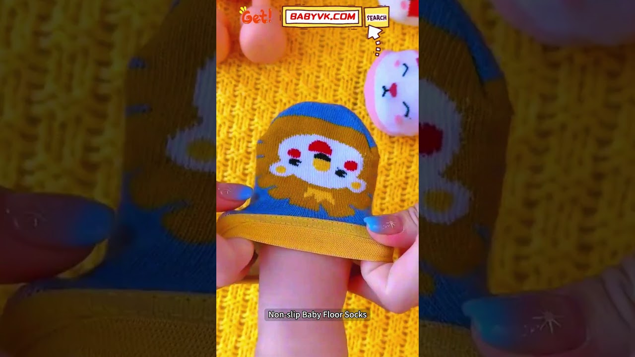 Looking for comfy socks for crawling and walking? These Non-slip Baby Floor Socks fit perfectly!