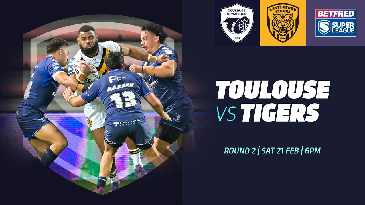 Toulouse take the win in Round 2 | 2026 Betfred Super League Highlights