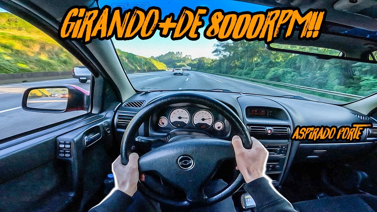 ACELERANDO O ASTRA 16v ASPIRADÃO NA ESTRADA!!🔥🚀 SÓ O CANO
