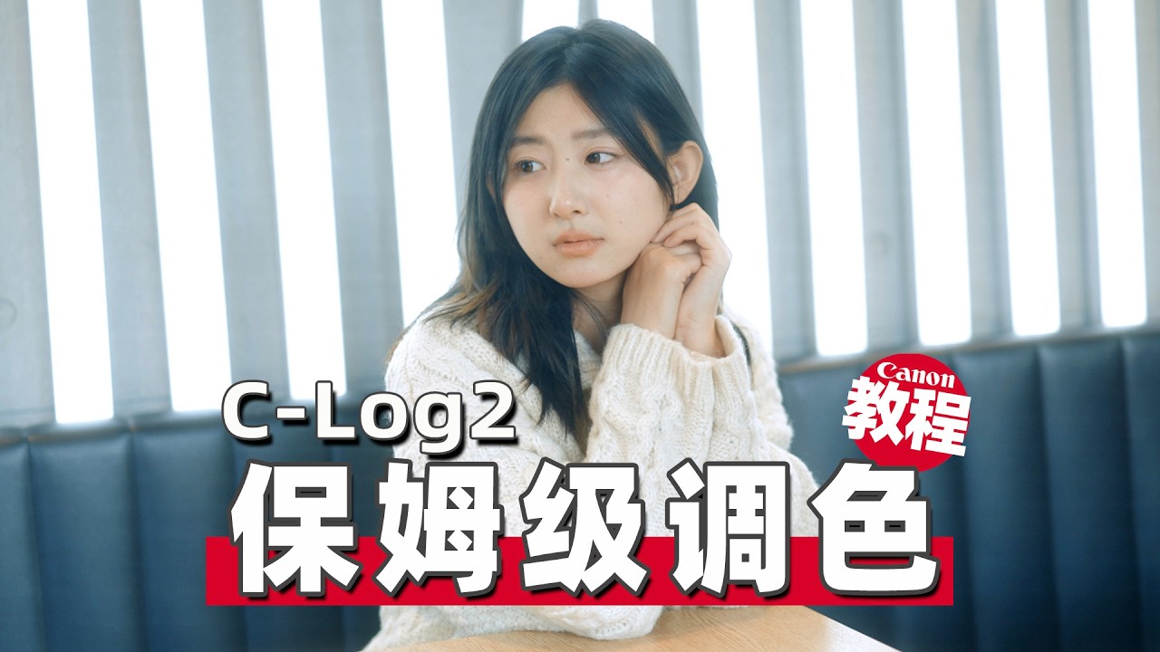 玩转70个官方Lut！佳能C log2保姆级调色！C50/C80新手必看！