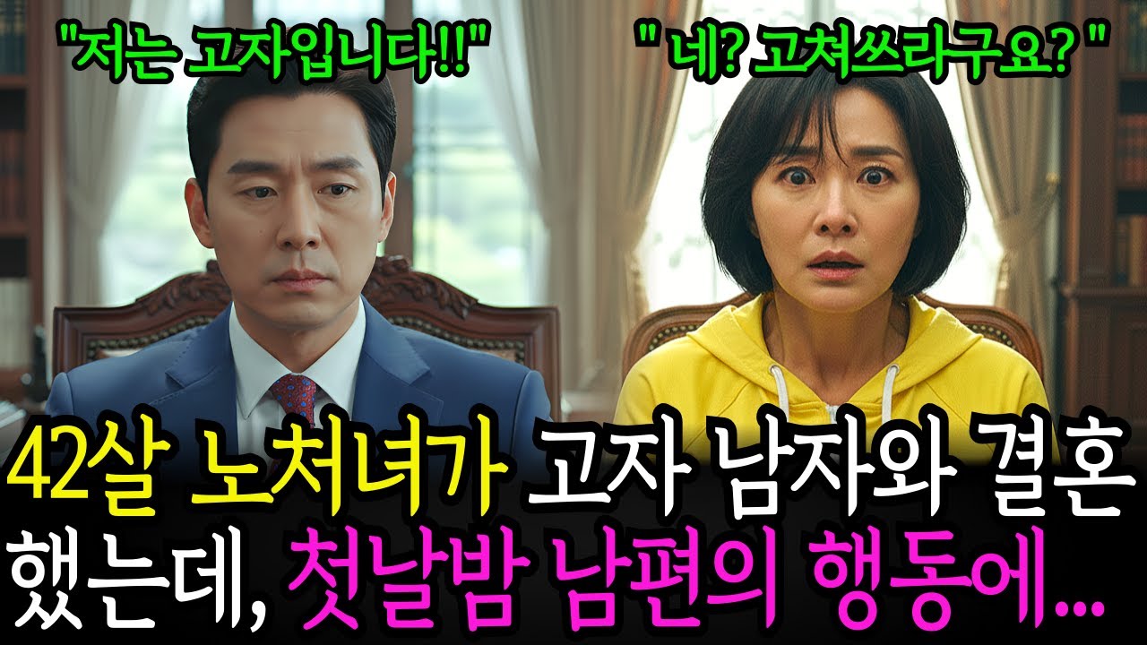 노처녀가,백만장자 고자 남자와 결혼했더니 신혼 첫날밤 현금이 입금되는데...남편의 비밀알고 오열..     노후사연 ㅣ시니어사연 ㅣ사연채널 ㅣ오디오북
