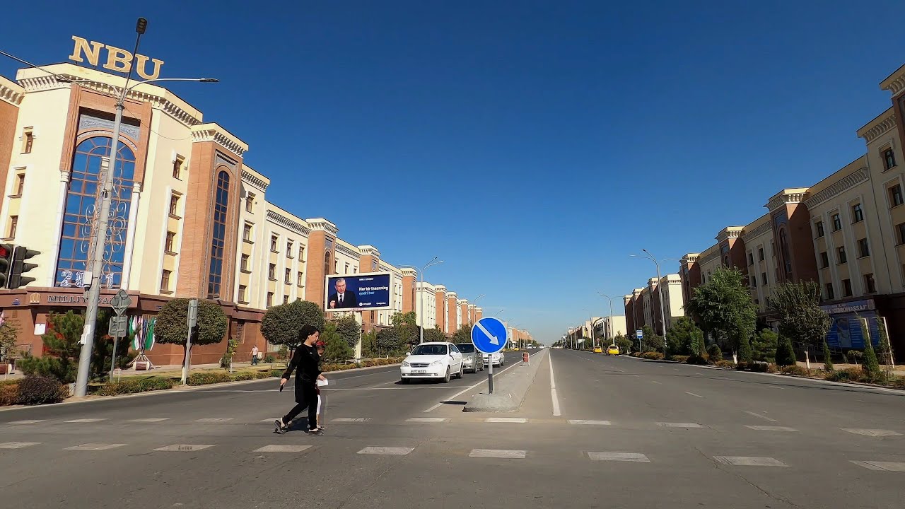 Урганч Хоразм УЗБЕКИСТАН - Посмотрим как выглядить Урганч 2021 году ( Ургенч Хорезм Узбекистан ) 4K.