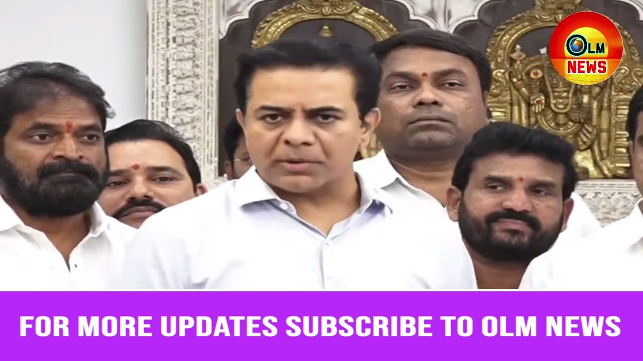 KTR HOT COMMENTS ON REVANTH REDDY CONGRESS GOVT | KTR | REVANTH REDDY | OLM NEWS