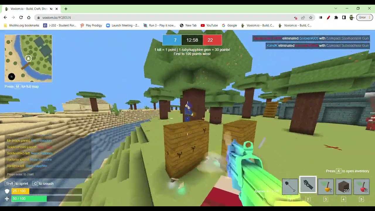 Voxiom.io Capture the gems part14