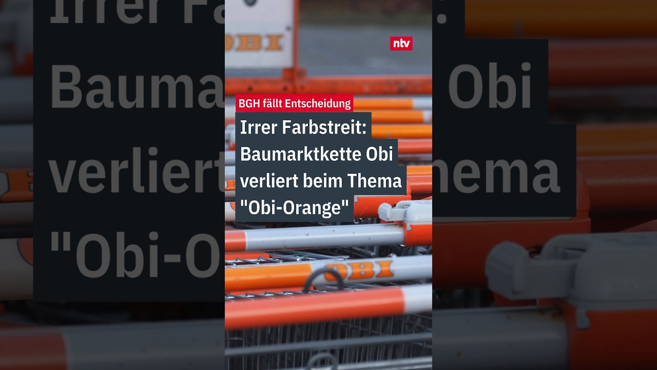Baumarktkette Obi verliert im Farbstreit um Orange | ntv