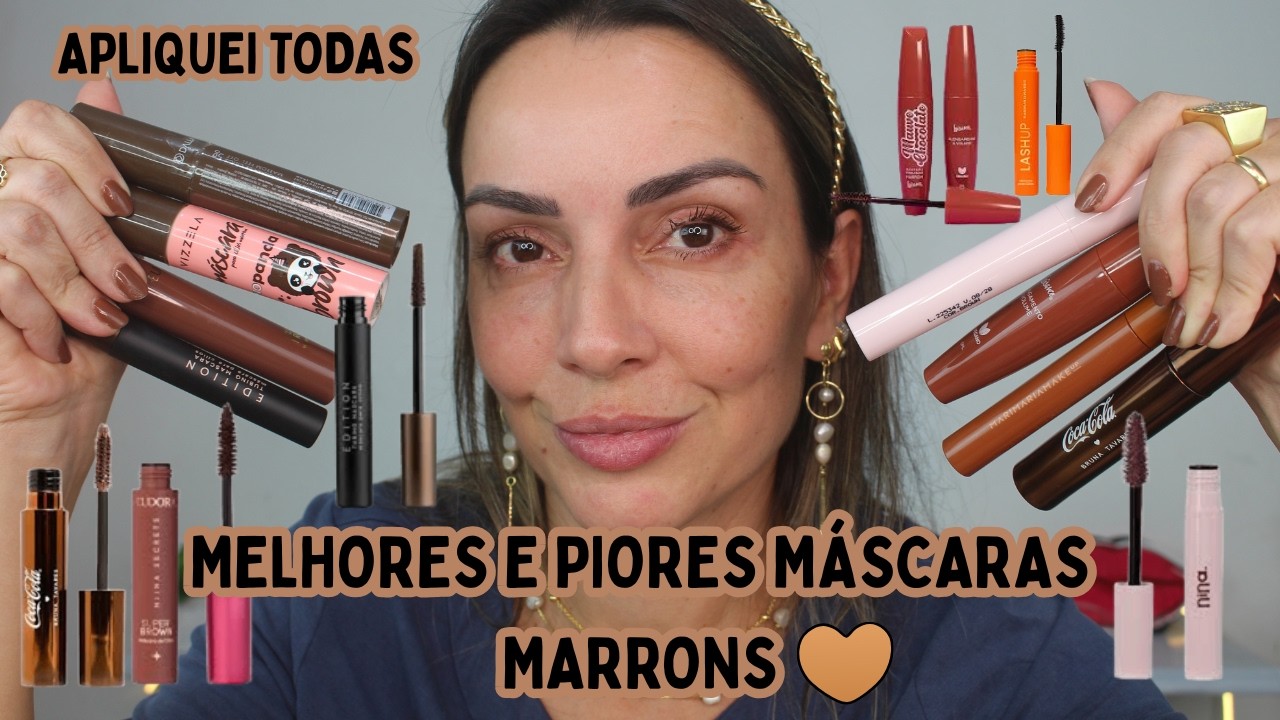 MÁSCARAS MARRONS: *MELHORES E PIORES* (MOSTREI NOS CÍLIOS)