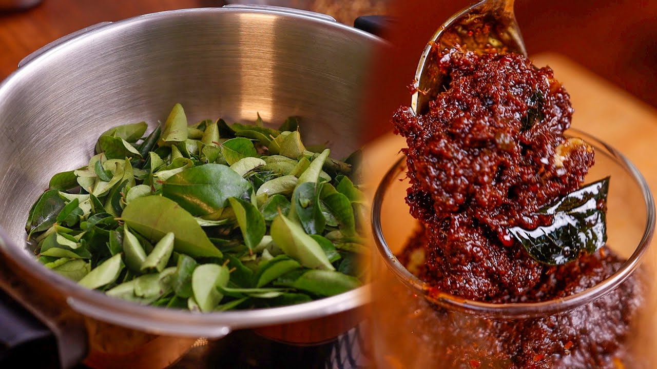 கருவேப்பிலை ஊறுகாய் 3 மாதம் ஆனாலும் கெட்டுப்போகாத | Karuvepilai Oorugai curry leaves pickle recipe