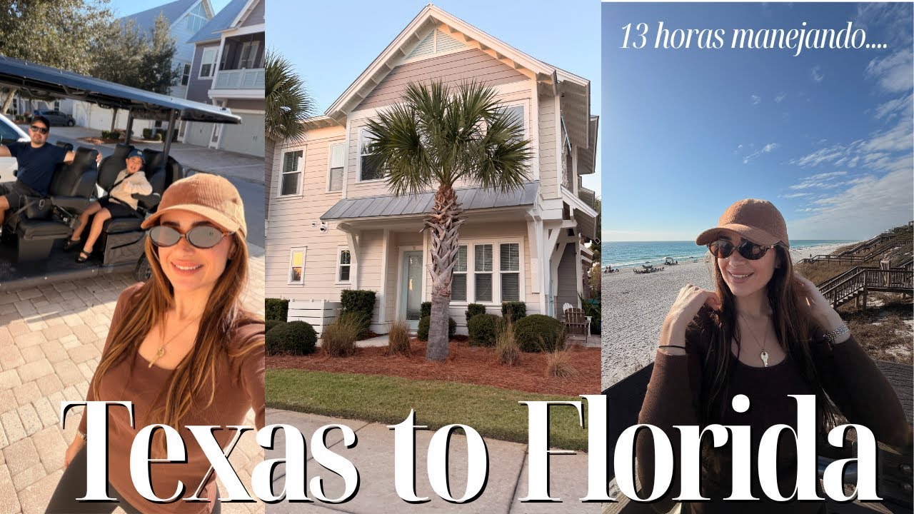 Manejamos de Texas a Rosemary Beach FLORIDA! VLOG