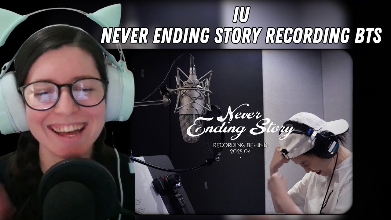 Reacting to Behind-the-Scenes in the Recording Booth with IU - Never Ending Story