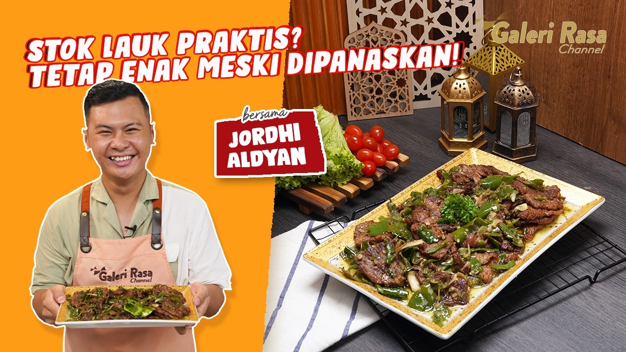STOK LAUK PRAKTIS? TETAP ENAK MESKI DIPANASKAN! ~ JORDHI ALDYAN | DENDENG LADO MUDO