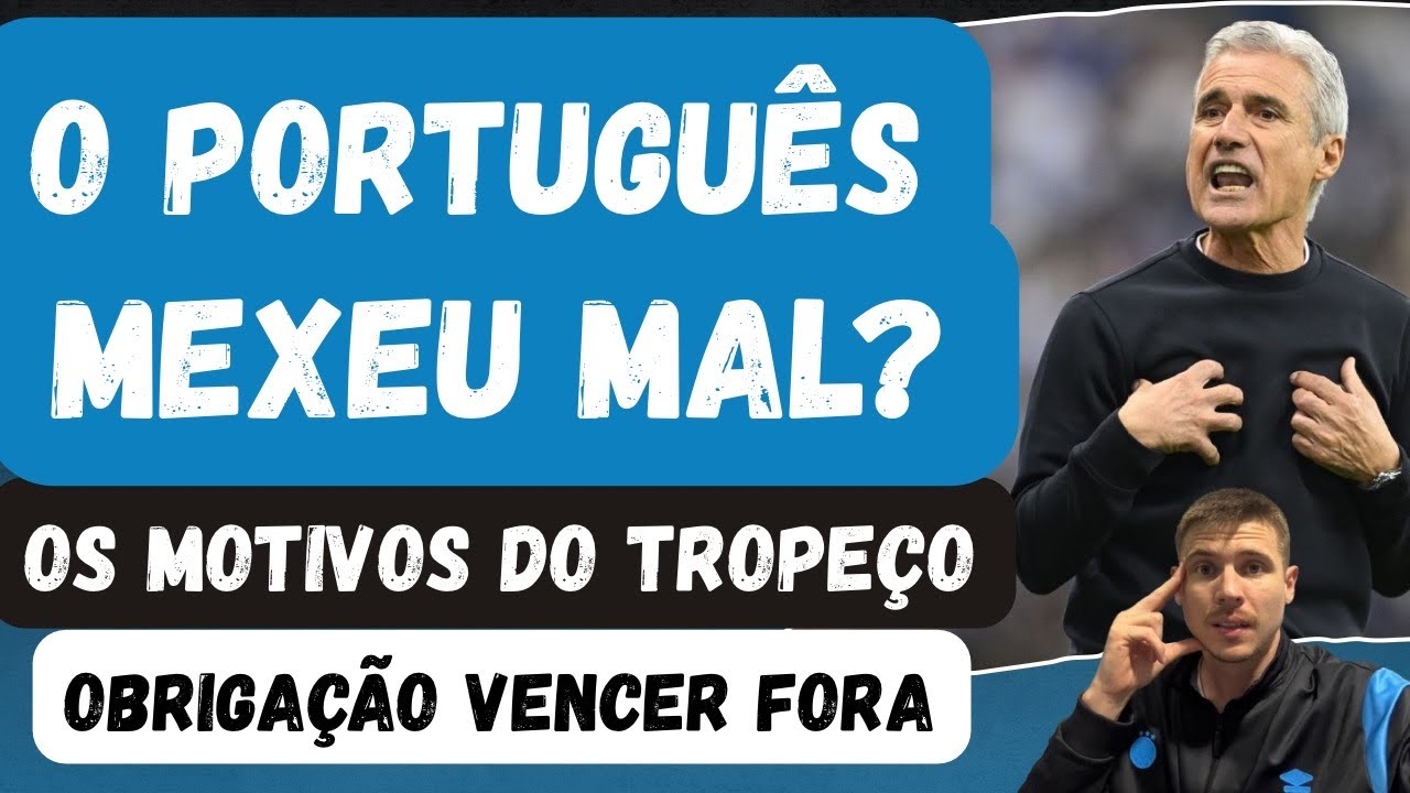 🚨O PORTUGUÊS MEXEU MAL? ISSO EXPLICA O TROPEÇO DO GRÊMIO | PRECISAMOS RECUPERAR PONTOS FORA!