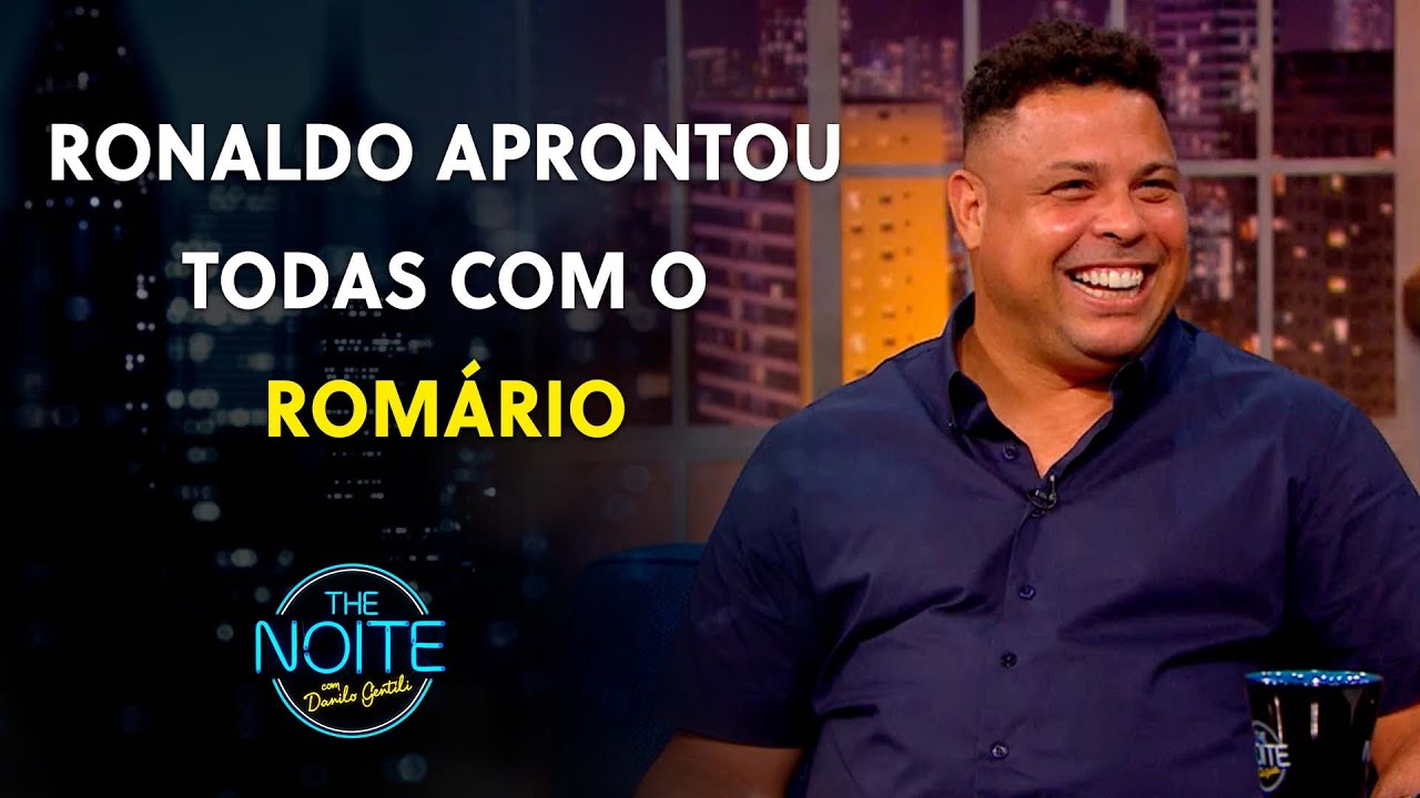 Ronaldo e Romário ESCALARAM um muro! Entenda o motivo inusitado | The Noite (06/06/25)
