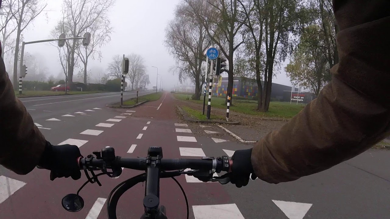 Speed pedelec Groningen richting Oostwold november 2019