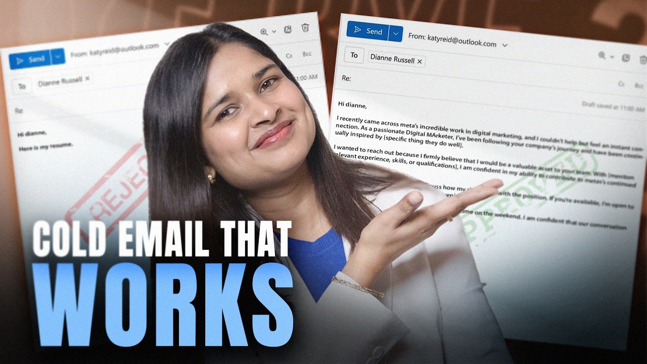 Напишите это холодное письмо и получите работу!