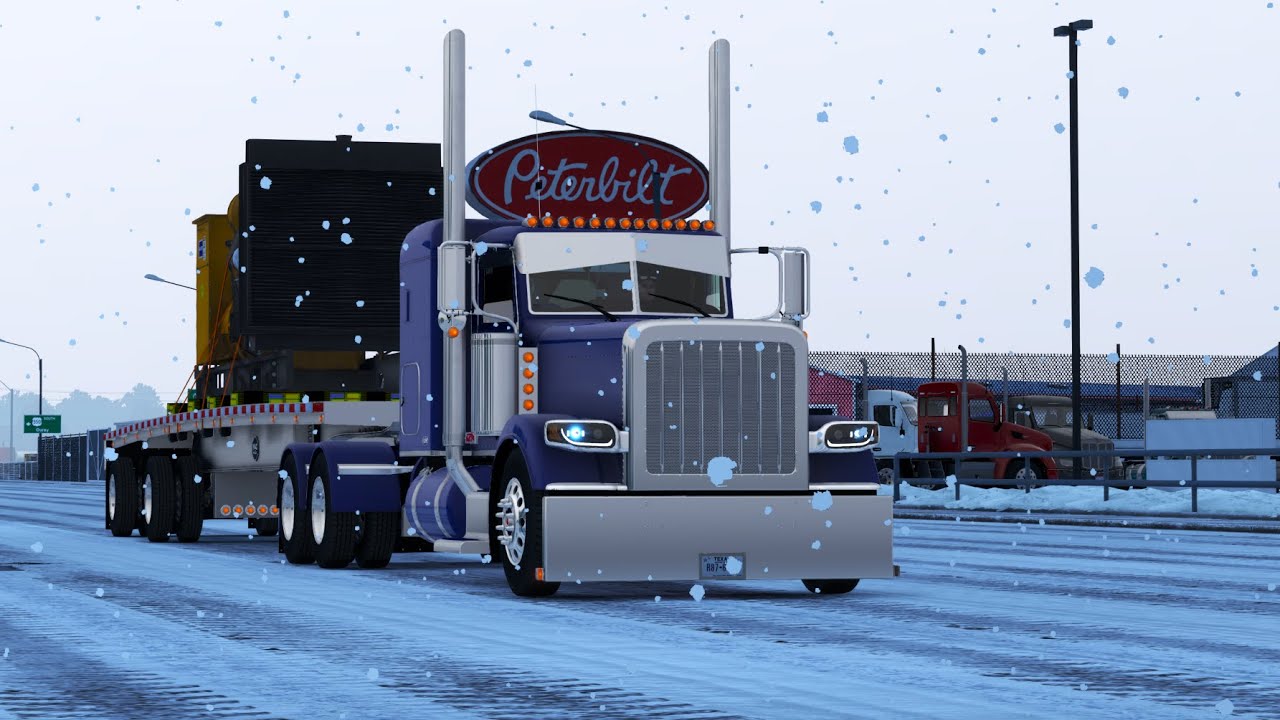 SNOW STORM IN COLORADO ❄️ Cummins N14 Straight | 4k | American Truck Simulator | Realistic Driving