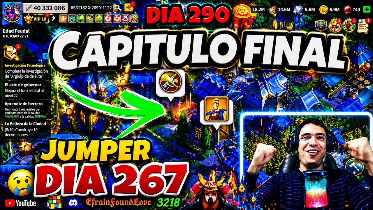 💥-JUMPER-💥 SERIE DIA 267 -🔥 T5 LISTAS Y FIN DE SERIE - RISE OF KINGDOMS