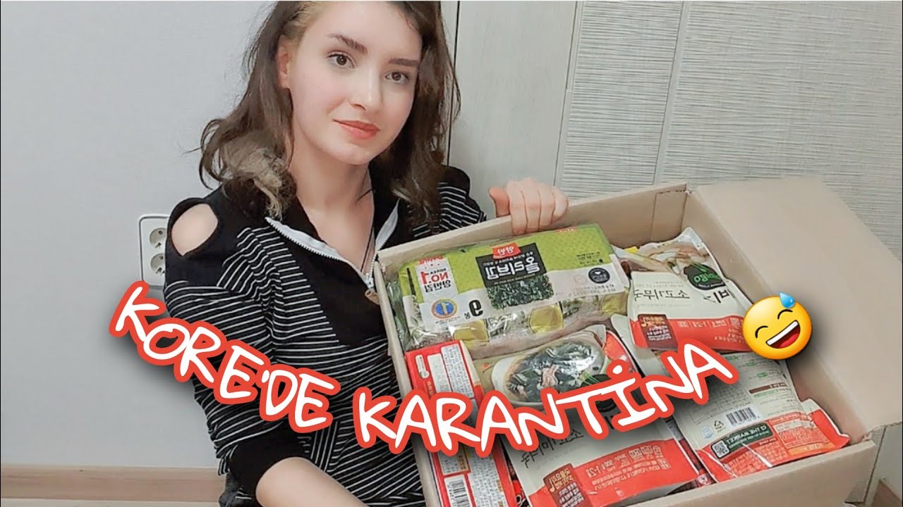 KOREYE DÖNDÜM! |Devlet bir koli yiyecek gönderdi😍 |Günlük vlog ❤